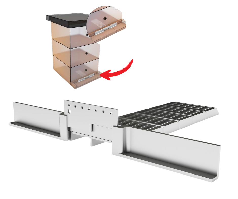 Picture of Bienenkorridor zur Verhinderung von Räuberei bei Bienen - 5 Stück