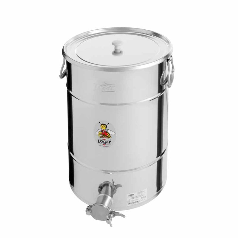 Logar Abfüllbehälter 50 kg mit Honighahn (Art. Nr. 2106)